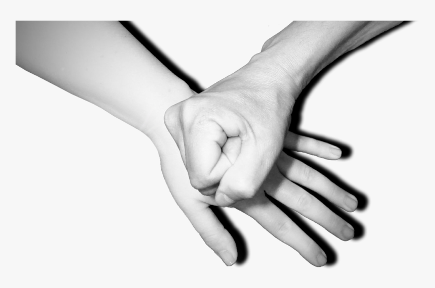 Agresión Recíproca De Hombre A Mujer - Holding Hands, HD Png Download, Free Download