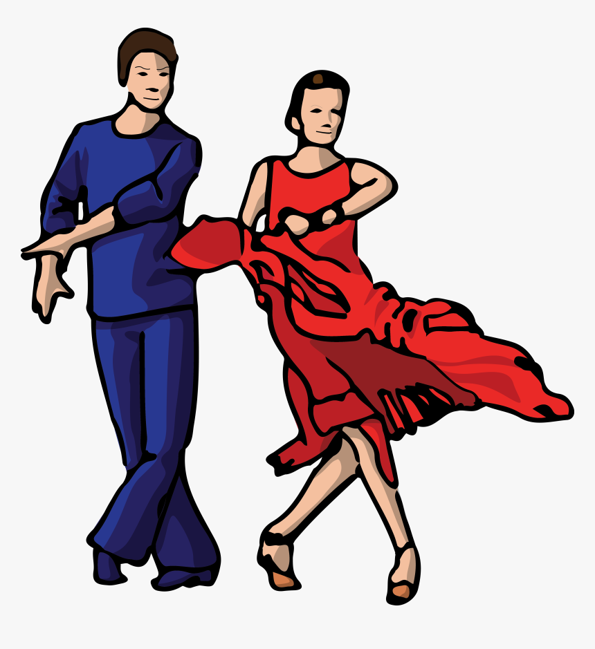 Dancing Clipart Western Dance - Tango Girl Dancer Transparent, HD Png Download, Free Download