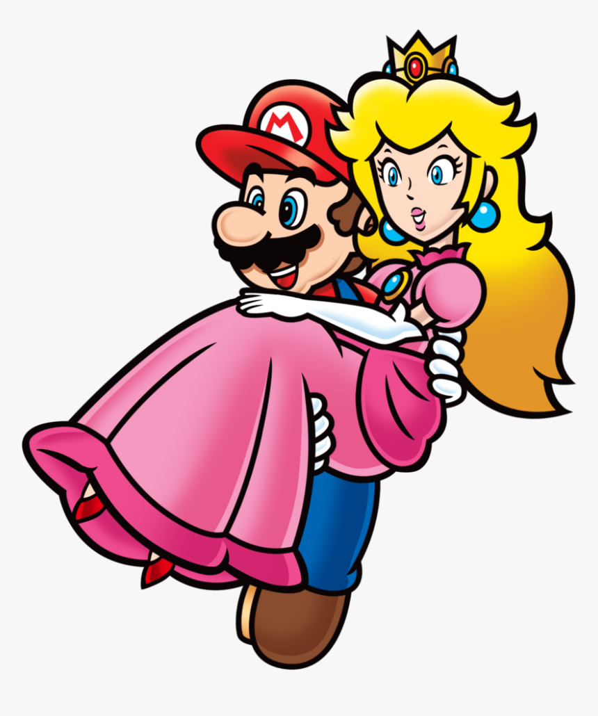 Sailor Drawing Mario Huge Freebie Download For Powerpoint - Mario Bros And Peach, HD Png Download, Free Download