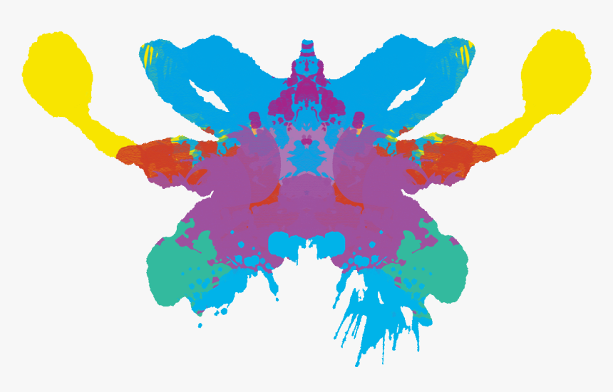 Thinkvisual Design Color Inkblot - Colored Ink Blot Png, Transparent Png, Free Download