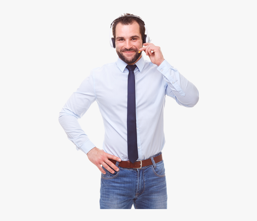 Man Standing Calling Png, Transparent Png, Free Download