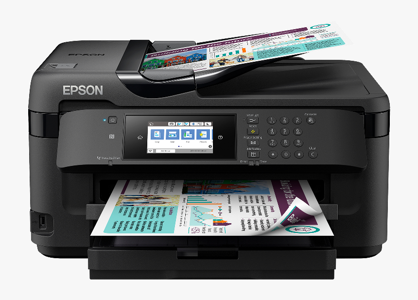 Impresora Epson Workforce Wf-7715dwf - Epson Workforce Wf 7710dwf, HD Png Download, Free Download