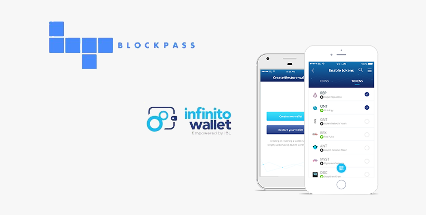 Blockpass And Infinito Wallet Launch Kyc-integrated - Iphone, HD Png Download, Free Download