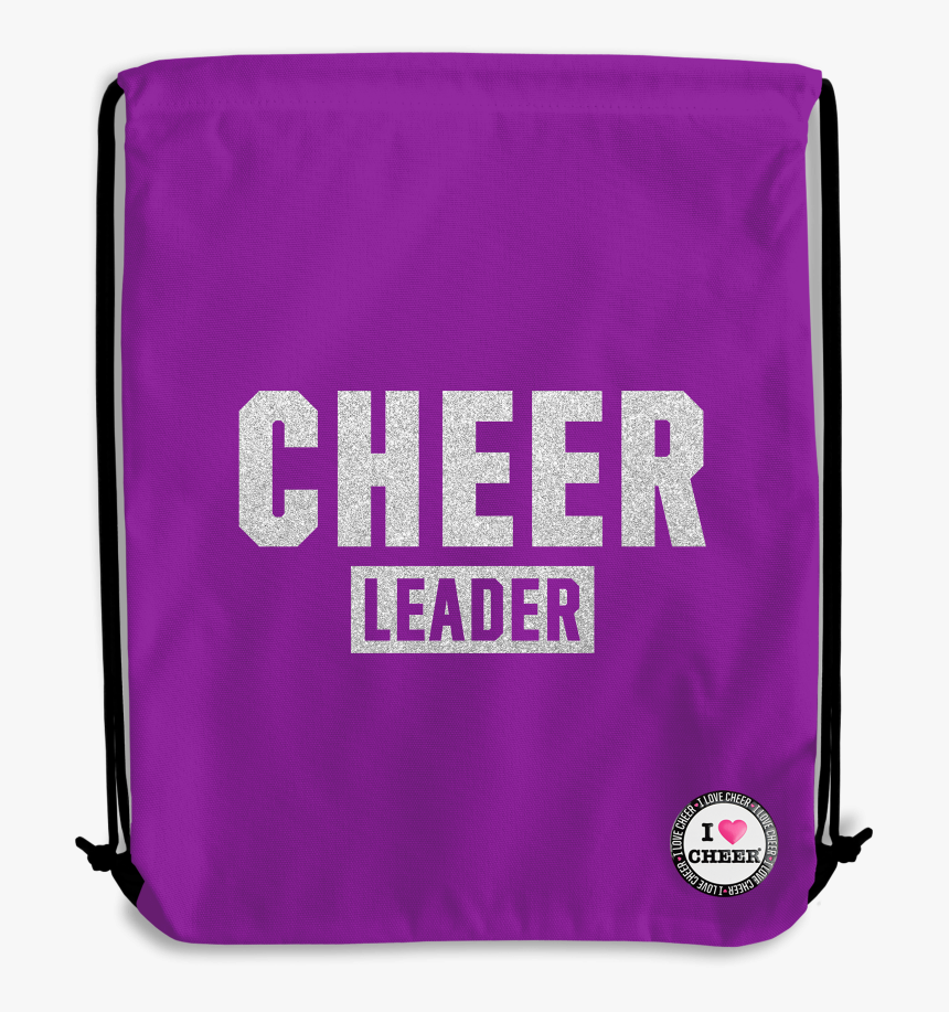 Purple Glitter Cheer Backpack - Messenger Bag, HD Png Download, Free Download