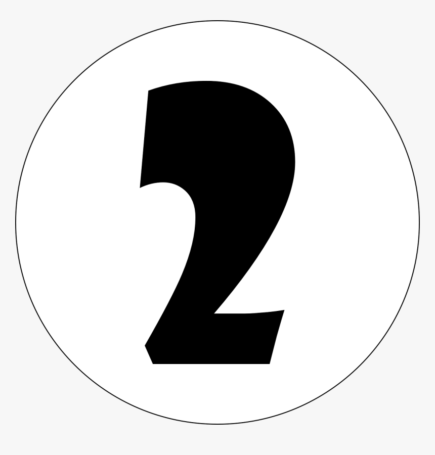 Two 2  Number Numeral Typography Alphabet Gambar Angka 2  