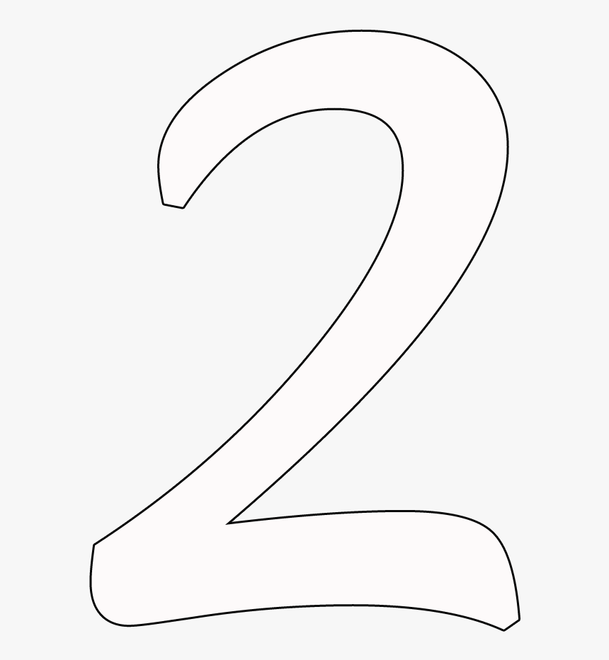 Numero 2 Blanco Png, Transparent Png, Free Download
