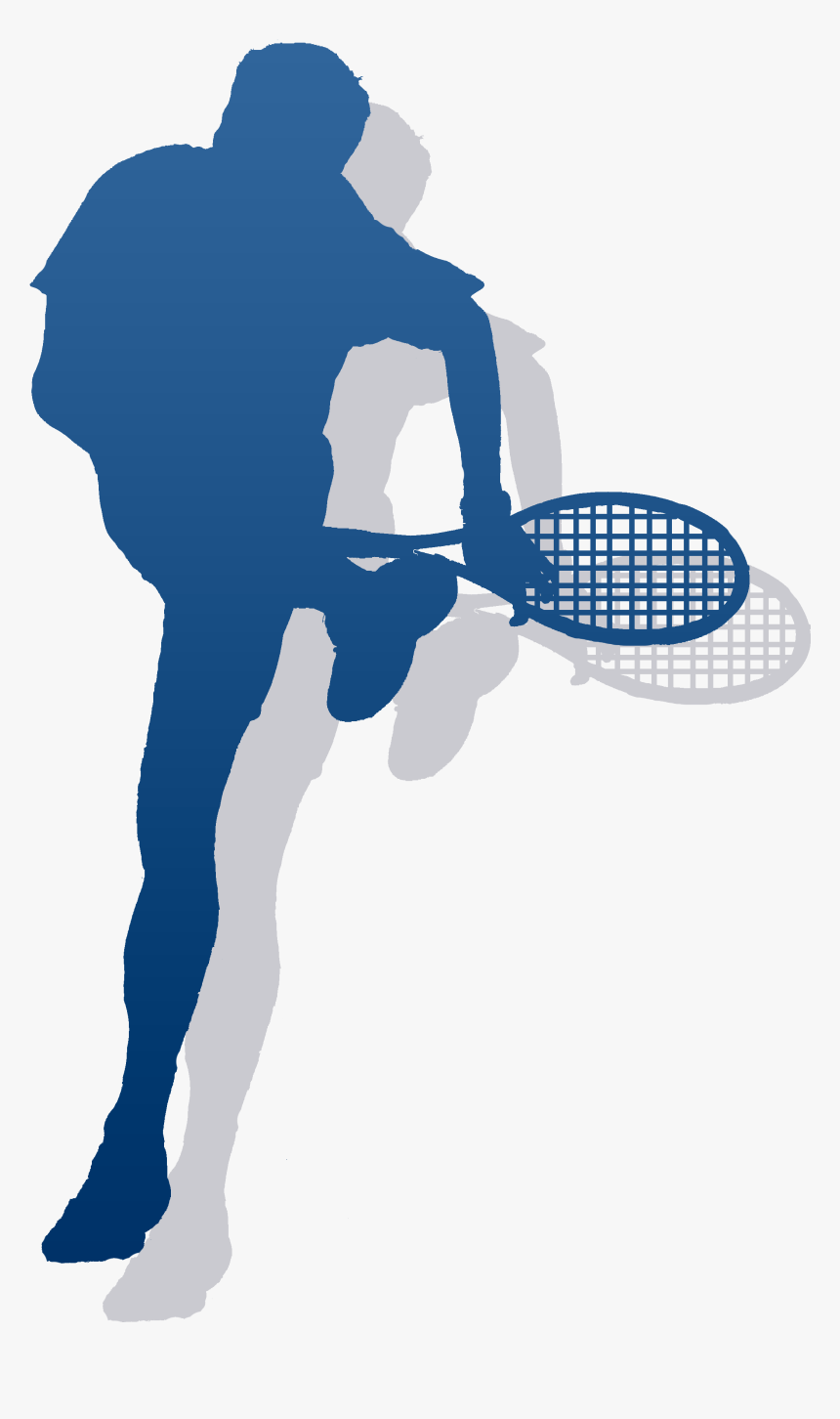 Tennis Player Monte-carlo Masters The Us Open Sport - Transparent Tennis Silhouette Png, Png Download, Free Download