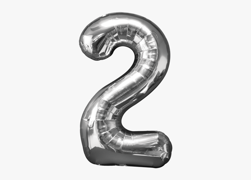 Number 2 Foil Balloon Transparent, HD Png Download, Free Download