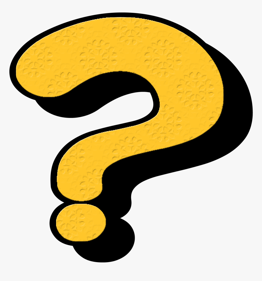 Drawing Of A Punctuation Question Mark - เครื่องหมาย คำถาม Png, Transparent Png, Free Download