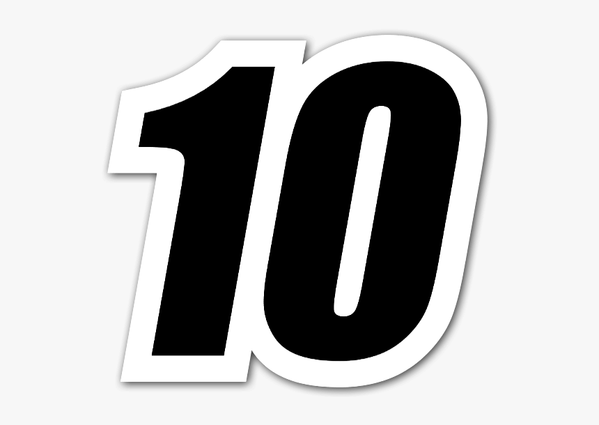 10 Number Png Clipart - Number 10 Png, Transparent Png, Free Download