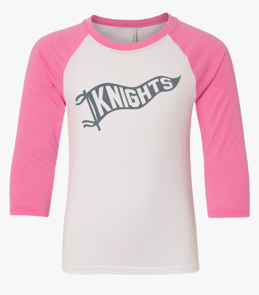 Knights Pennant Flag Baseball T-shirt - Long-sleeved T-shirt, HD Png Download, Free Download