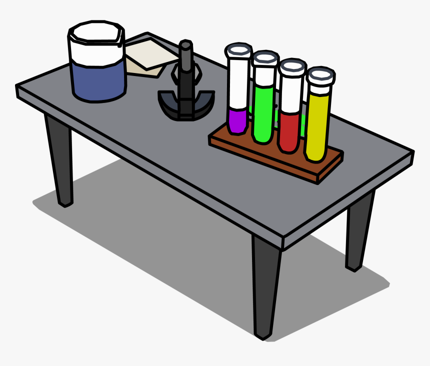 Science Table Png - Lab Table Clipart, Transparent Png, Free Download