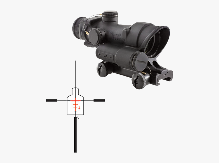 Acog 223 Ballistic Reticle, HD Png Download, Free Download