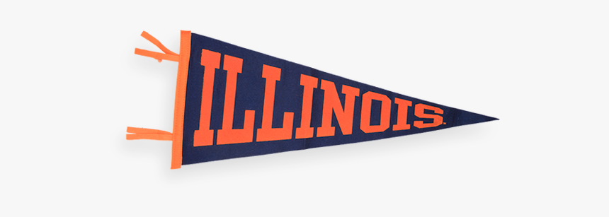 Illinois Pennant - Tan, HD Png Download, Free Download