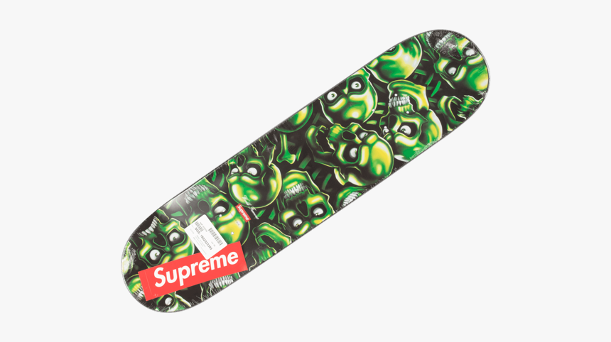 Supreme Skull Pile Skate Deck "ss - Supreme Skateboard Png, Transparent Png, Free Download
