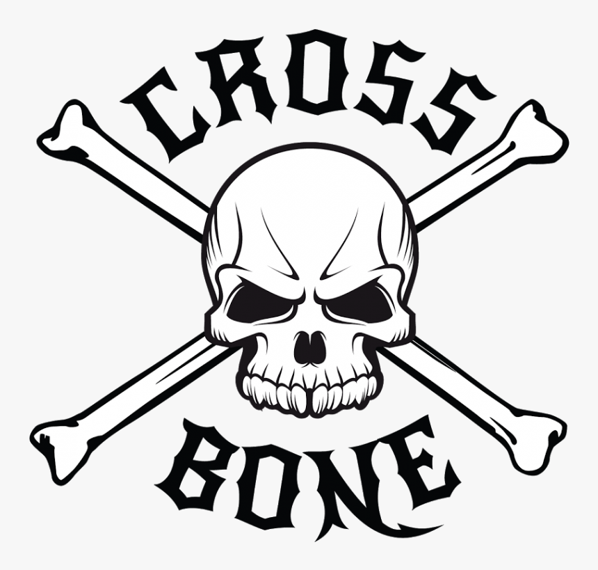 Cross Bone , Transparent Cartoons - Cross Bone, HD Png Download, Free Download