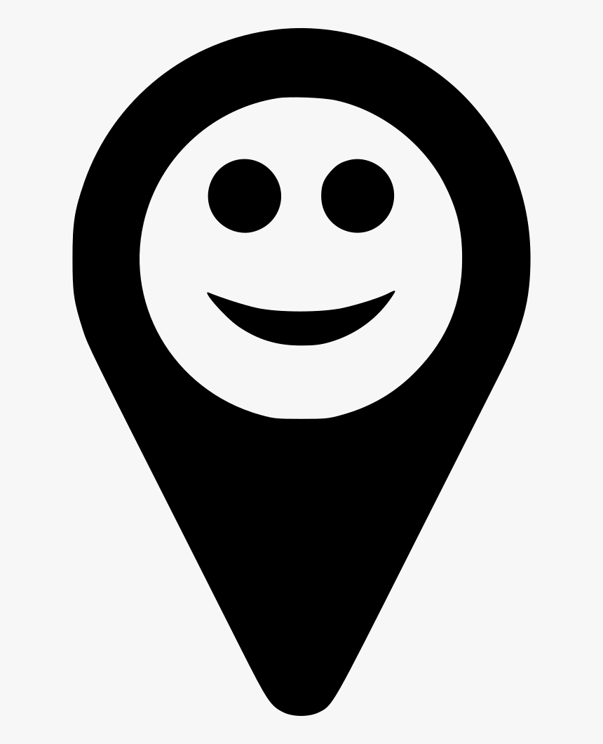 Map Marker Y Emotion Happy - Scalable Vector Graphics, HD Png Download, Free Download