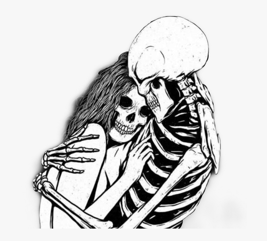 Artsy Aesthetic Skeleton Art, HD Png Download, Free Download