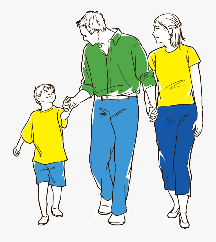 Emotion Animation Art Cartoon Drawing Png File Hd - Family Cartoon Drawing Png, Transparent Png, Free Download