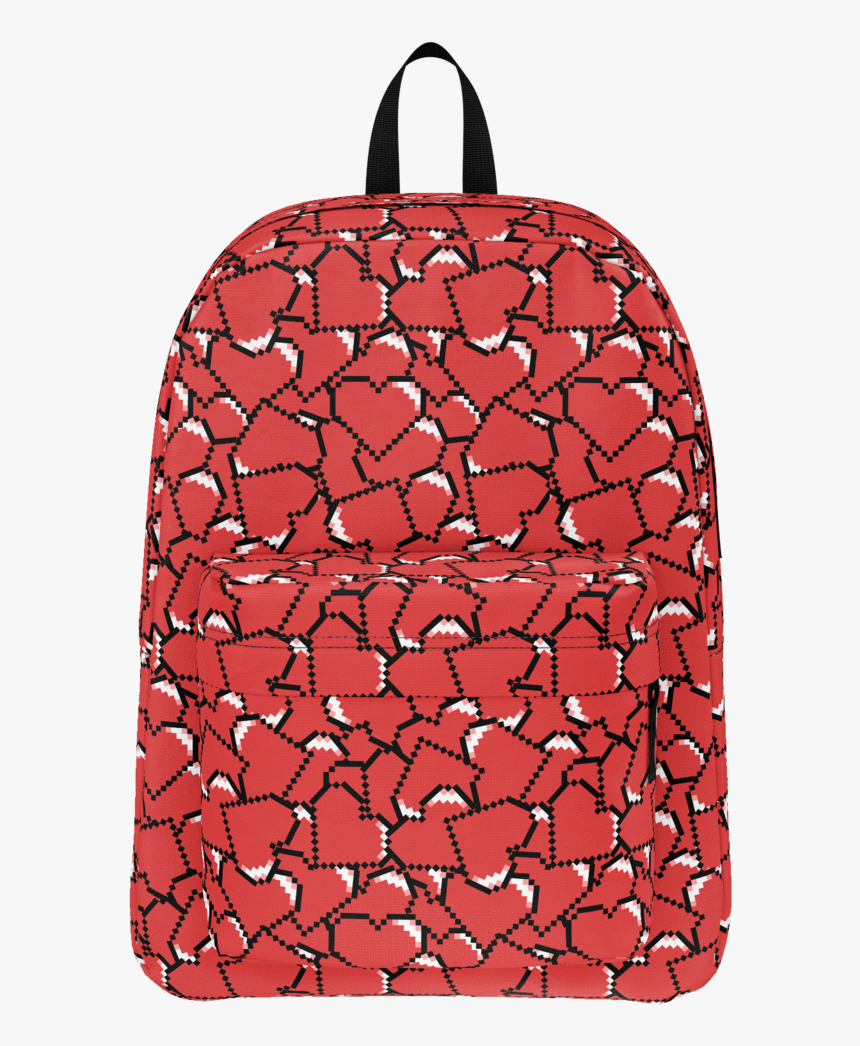 Pixel Heart Backpack - Garment Bag, HD Png Download, Free Download