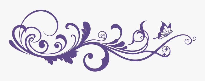 Silhouette Png Download - Silhouette Flower Vine Stencil, Transparent Png, Free Download