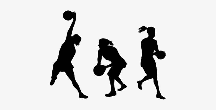 Netball Player Silhouette, HD Png Download, Free Download