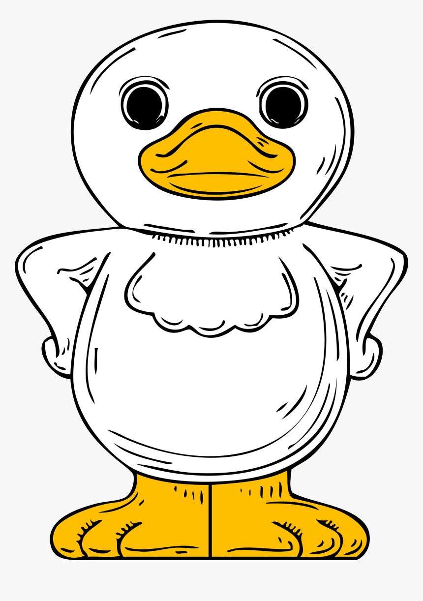Standing Duck Clip Arts - Duck Drawing Design, HD Png Download, Free Download