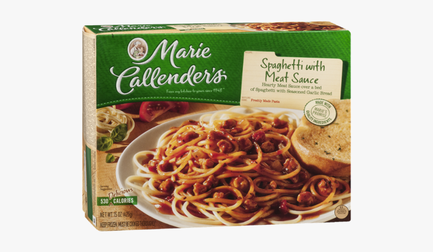Marie Callender Spaghetti With Garlic Bread, HD Png Download, Free Download
