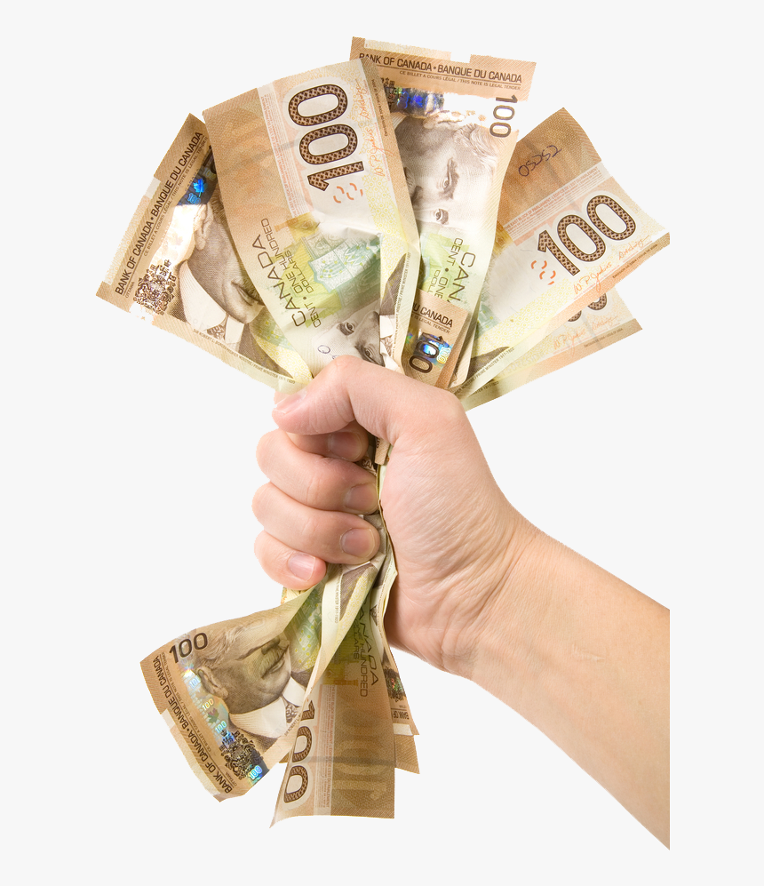 Canadian Cash In Hand, HD Png Download, Free Download