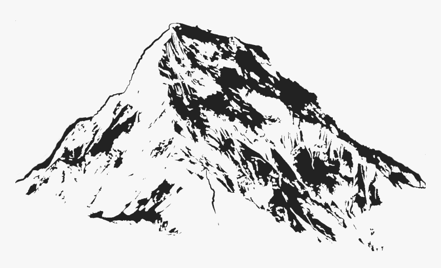 Mountain Drawing Transparent , Png Download - Mountain Transparent Drawing, Png Download, Free Download