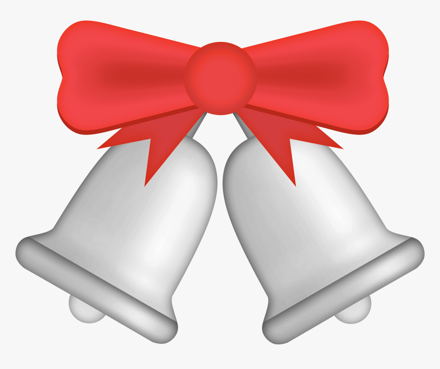 Silver Christmas Bells Png Clip Art, Transparent Png, Free Download