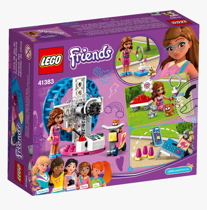 41383 Olivia"s Hamster Playground - Lego Friends Olivia's Hamster Playground, HD Png Download, Free Download