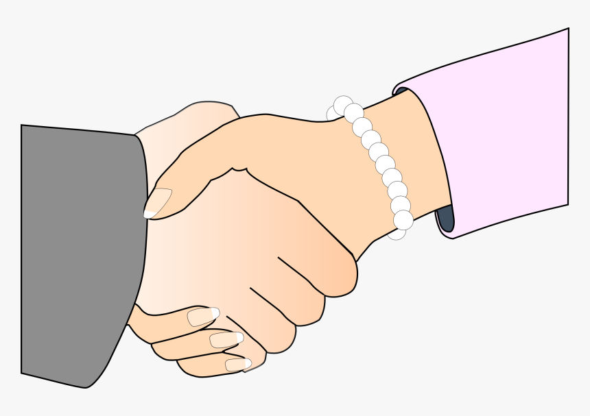 Women Shaking Hands Clipart, HD Png Download, Free Download