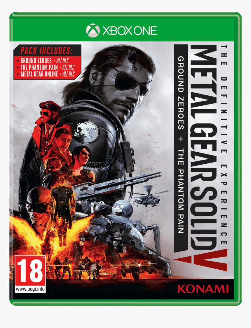 3 Eng Xb1 2d Packshot Mgsv-tde - Metal Gear Solid Definitive Edition Xbox One, HD Png Download, Free Download