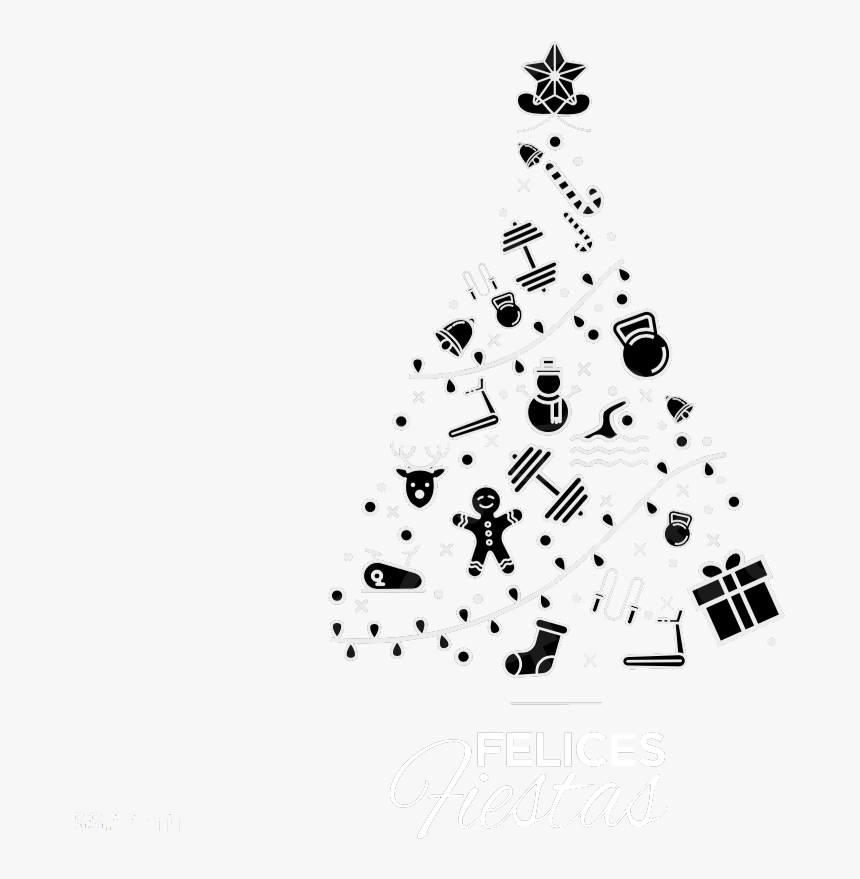 Felices Fiestas O2cw Madrid - Christmas Tree, HD Png Download, Free Download