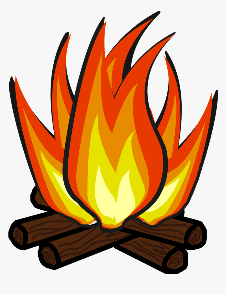 June Campfire Clipart Explore Pictures - Clip Art Camp Fire, HD Png Download, Free Download