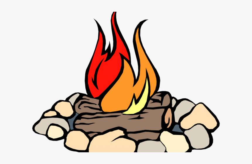 Campire Clipart Signal Fire - Clip Art Camp Fire, HD Png Download, Free Download