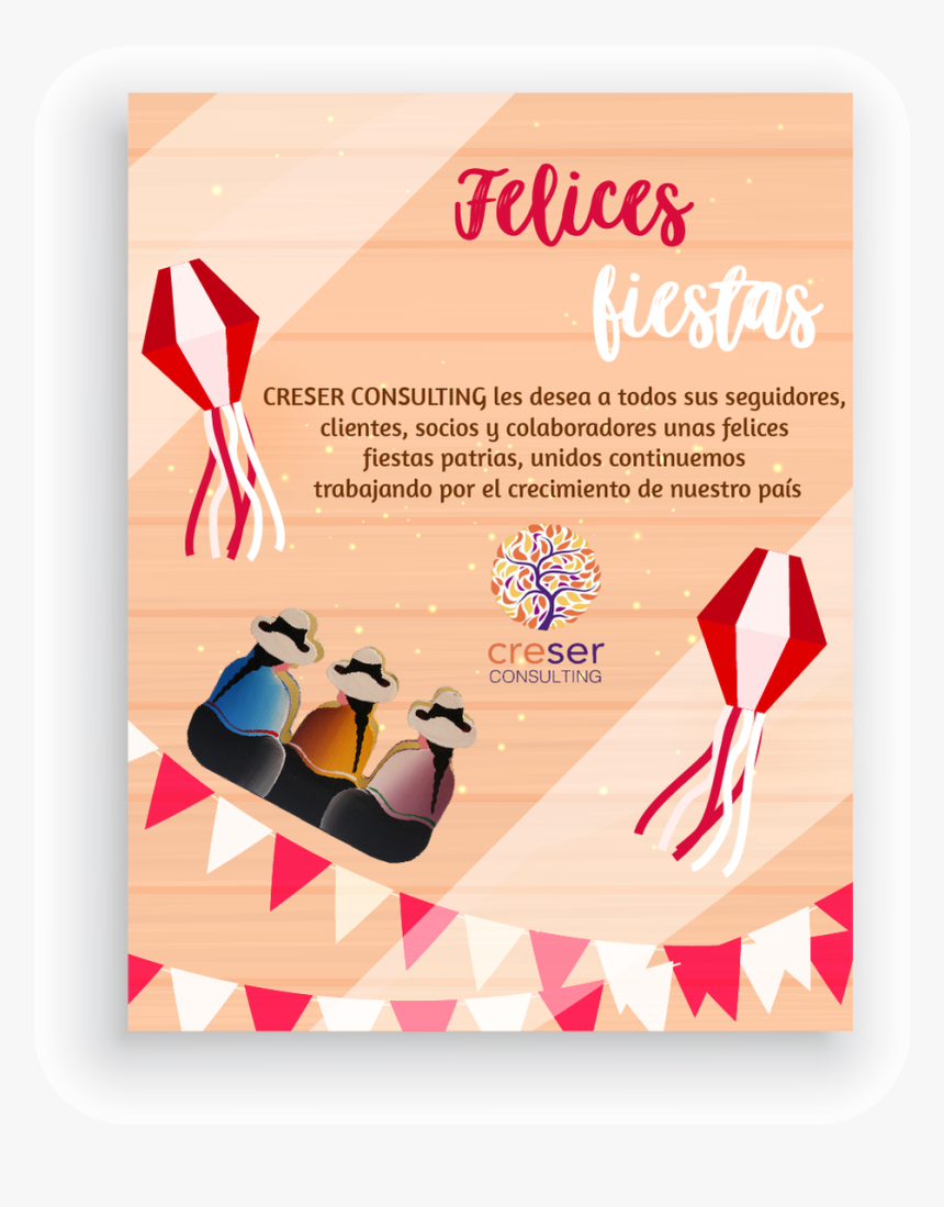 Flyer Empresa Felices Fiestas Patrias Peru, HD Png Download, Free Download