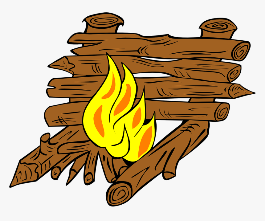 Campfire, Campfires, Fire, Outdoor Fire, Fire Pit - Wood Clip Art, HD Png Download, Free Download