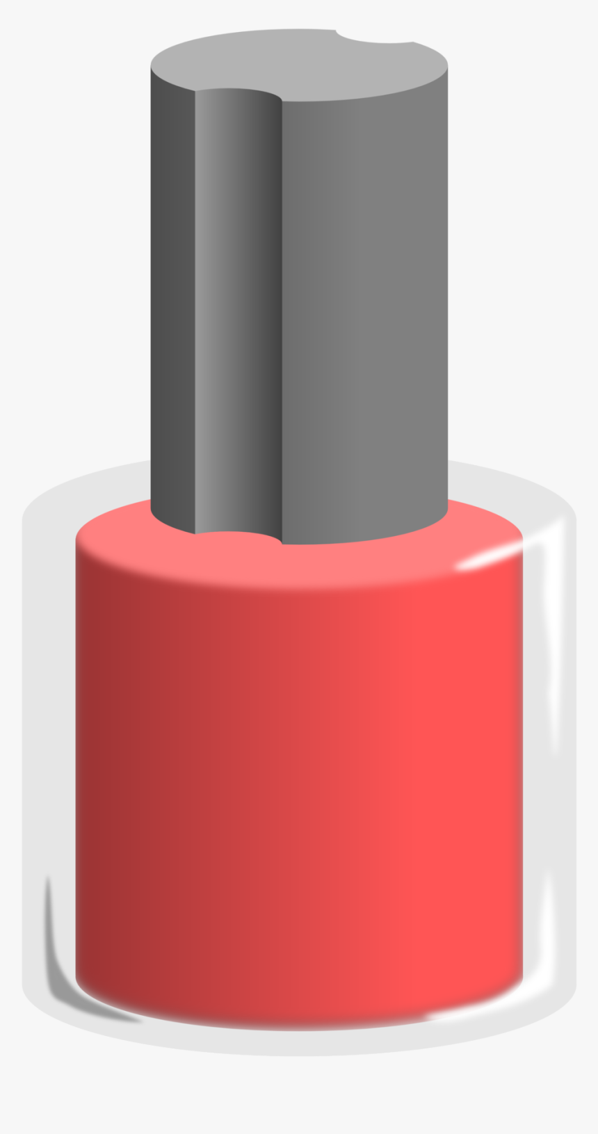 Nail Polish Nail Art Cosmetics Bottle - Nail Polish Bottle Clip Art Png, Transparent Png, Free Download