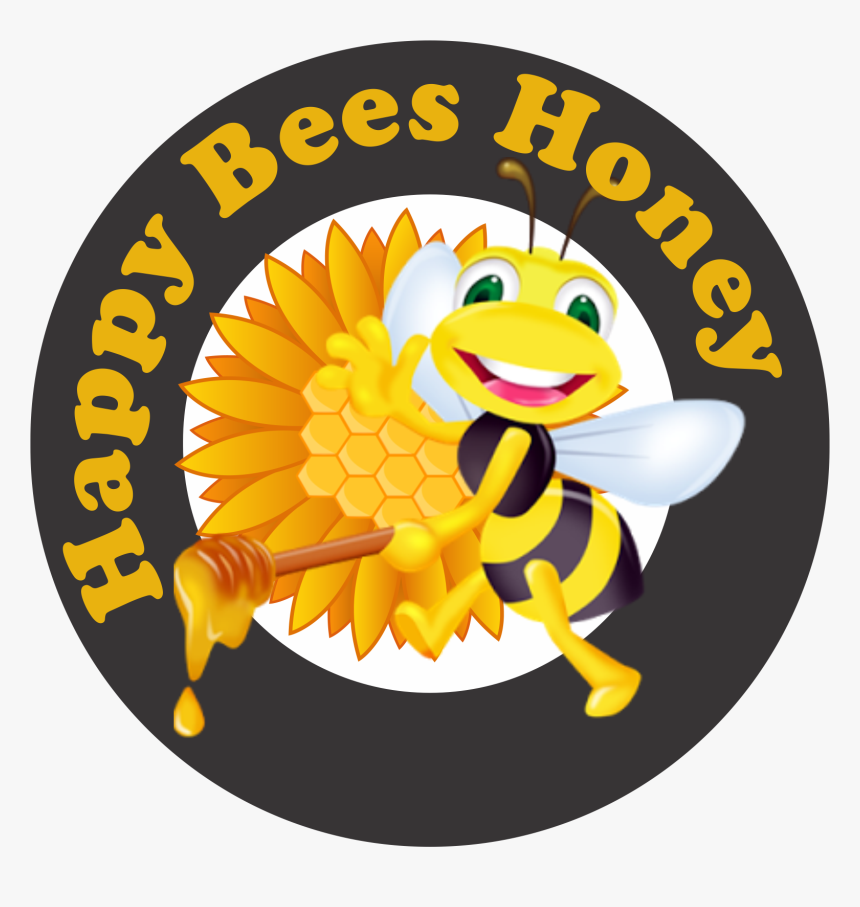 Clip Art Happy Bee Honey - Happy Bees Honey, HD Png Download, Free Download