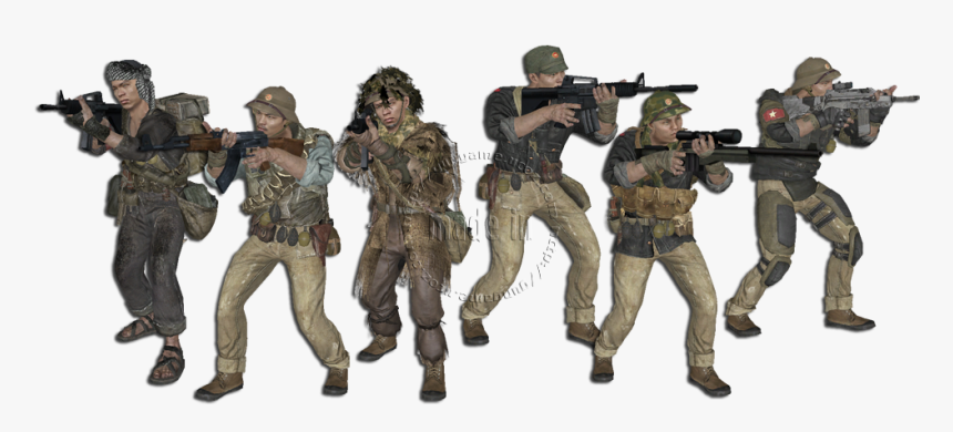 Vietnam Soldier Png - Sniper, Transparent Png, Free Download