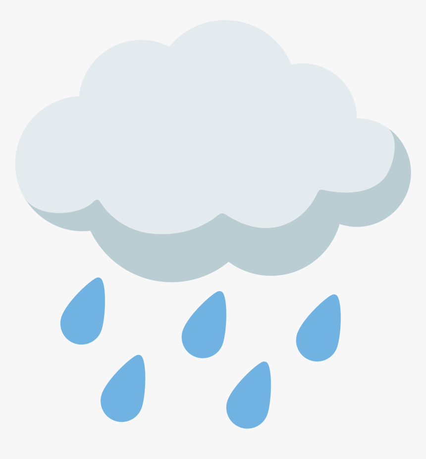 Cloud Rain Sky Wikimedia Commons Clip Art - Nube Emoji, HD Png Download, Free Download