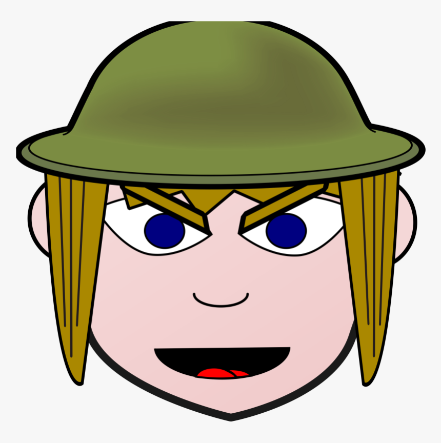 Soldier Army Clipart Head Free Transparent Png - Soldier Clipart Head, Png Download, Free Download