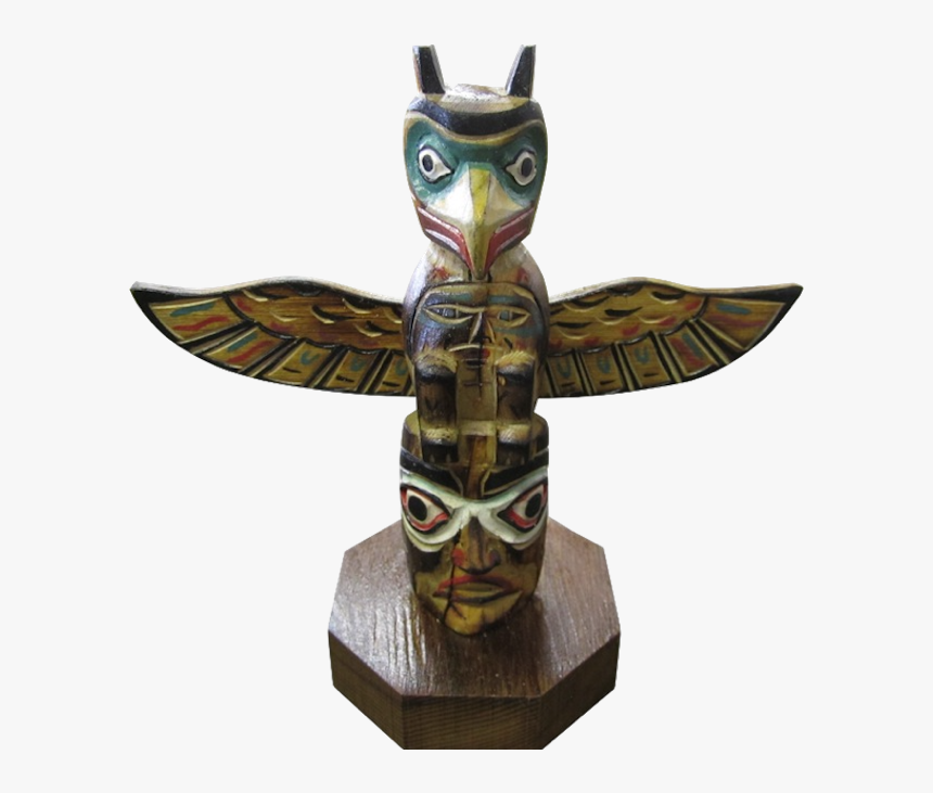 Eagle Mask Totem Pole - Totem Pole, HD Png Download, Free Download