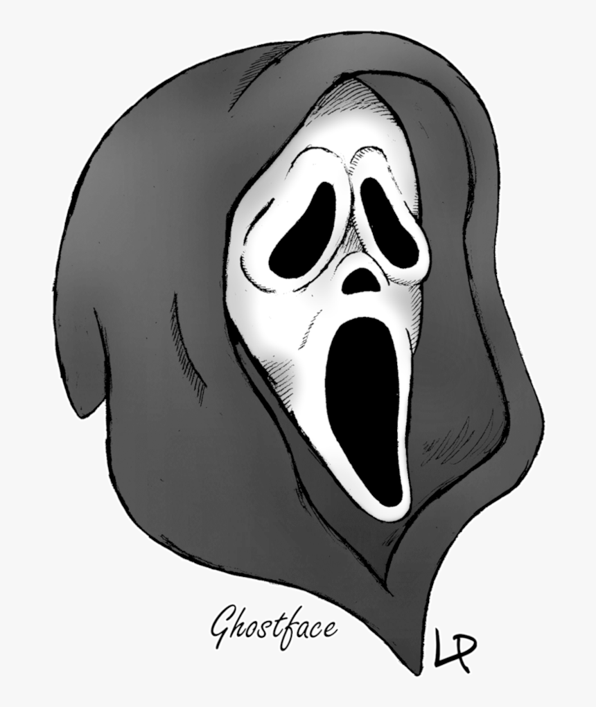 Clip Art Drawing Ubisafe Ghost Png - Ghost Face Drawings Easy, Transparent Png, Free Download
