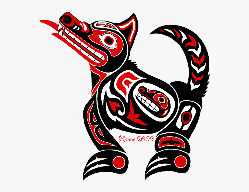 Shearwater Animal Joy Skillshare - Pacific Northwest Indian Art Wolf, HD Png Download, Free Download