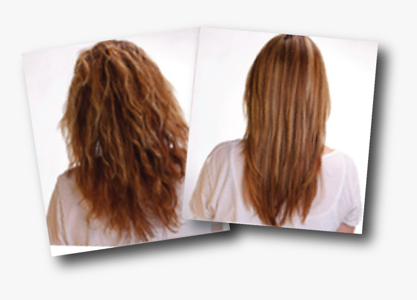 Transparent Straight Hair Png - Brazilian Blowout Before And After, Png Download, Free Download