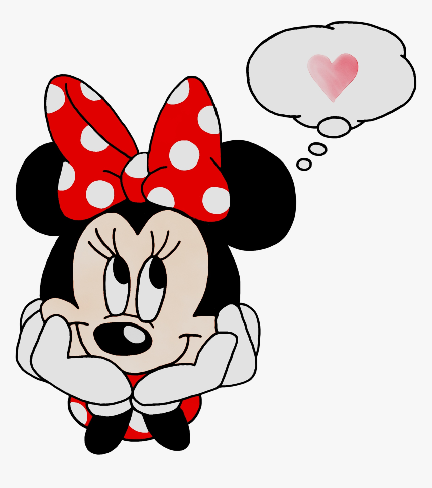 Minnie Mouse Mickey Mouse Doll The Walt Disney Company - Minnie Mouse Love Clipart Transparent Background, HD Png Download, Free Download