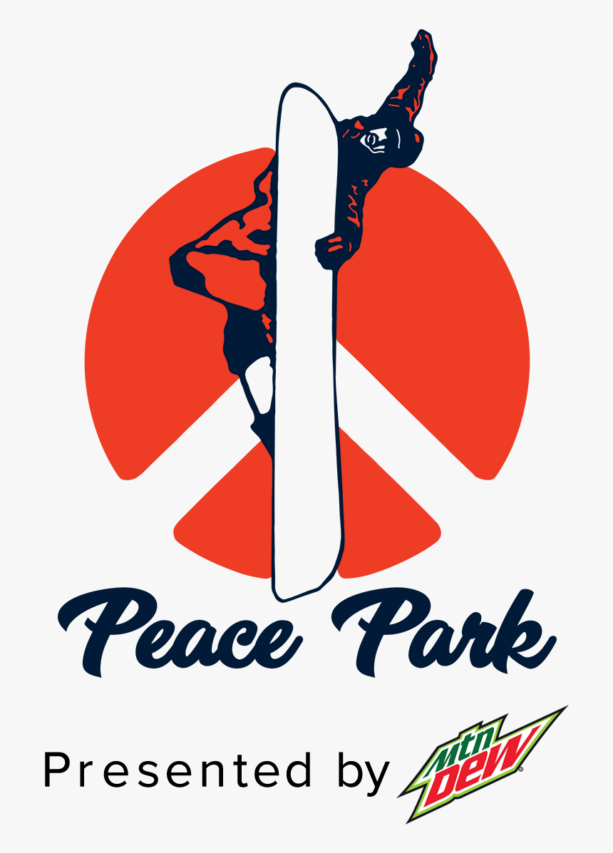 Transparent Snowboarder Clipart - Peace Park Snowboarding Logo, HD Png Download, Free Download